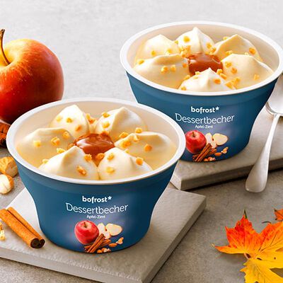 Coppette - Coupes glac&eacute;es pomme-cannelle