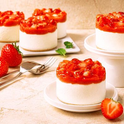 Fette / Mini Torte - Erdbeer T&ouml;rtchen