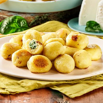 Pasta - Gef&uuml;llte Gnocchi mit Ricotta und Spinat