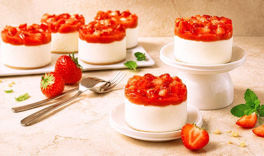 Fette / Mini Torte - Erdbeer T&ouml;rtchen