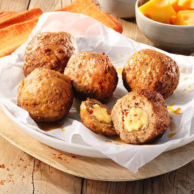 Panati / Preparati / Marinati - Boulettes de viande au fromage et jalape&ntilde;o