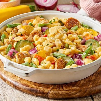 Specialit&agrave; in Padella - Pouletpfanne mit Kn&ouml;pfli