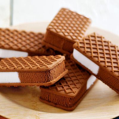 Tranci / Dessert - Glace-Sandwich Rahm-Kakao