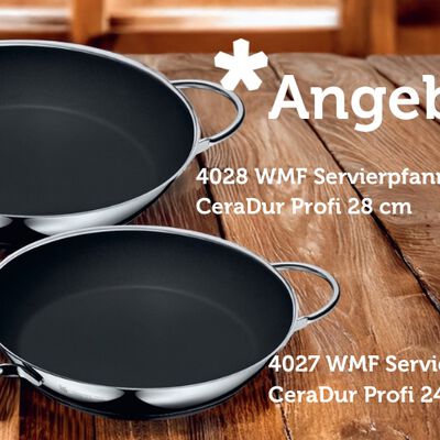 Accessori Cucina - Offerta Padella da Portata WMF CeraDur Profi 28 cm e Padella da Portata WMF CeraDur Profi 24 cm