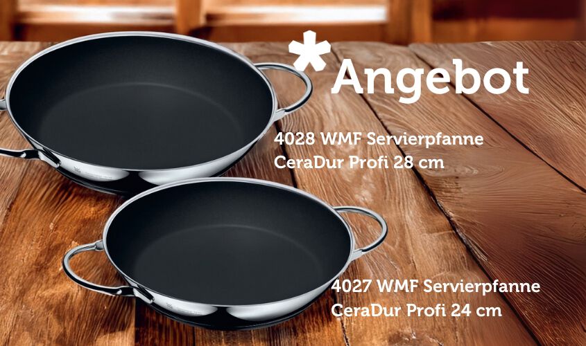 Accessori Cucina - Offerta Padella da Portata WMF CeraDur Profi 28 cm e Padella da Portata WMF CeraDur Profi 24 cm