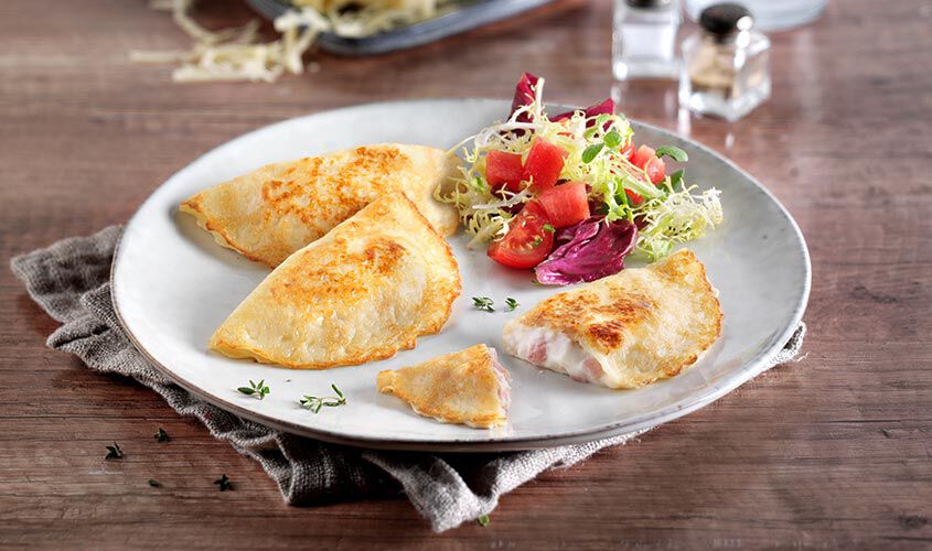 Fingerfood / Snack - Cr&ecirc;pes jambon-fromage