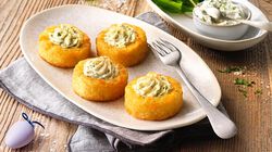 Rostini - R&ouml;stis au fromage frais et &agrave; l'ail des ours