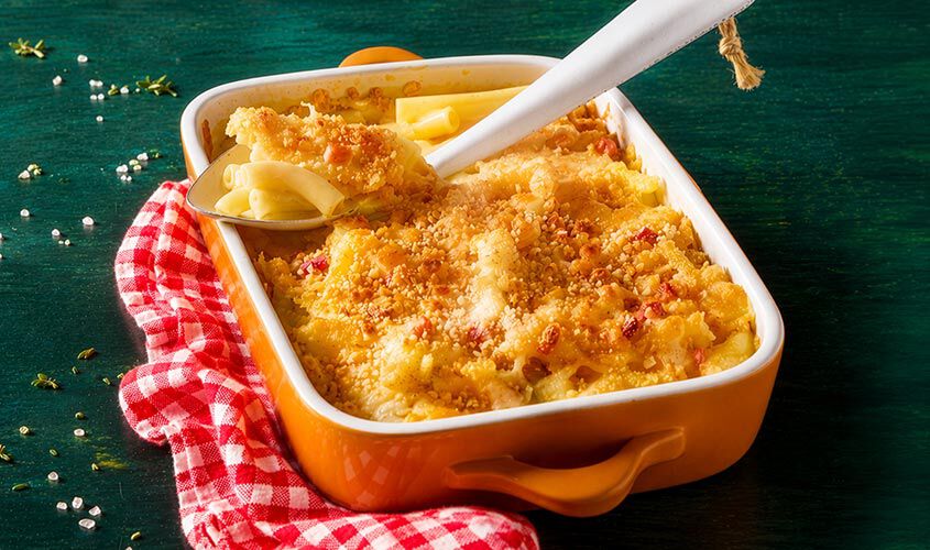 Pasta - Maccaroni-K&auml;se-Auflauf