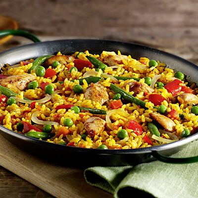 Specialit&agrave; in Padella - Paella au poulet