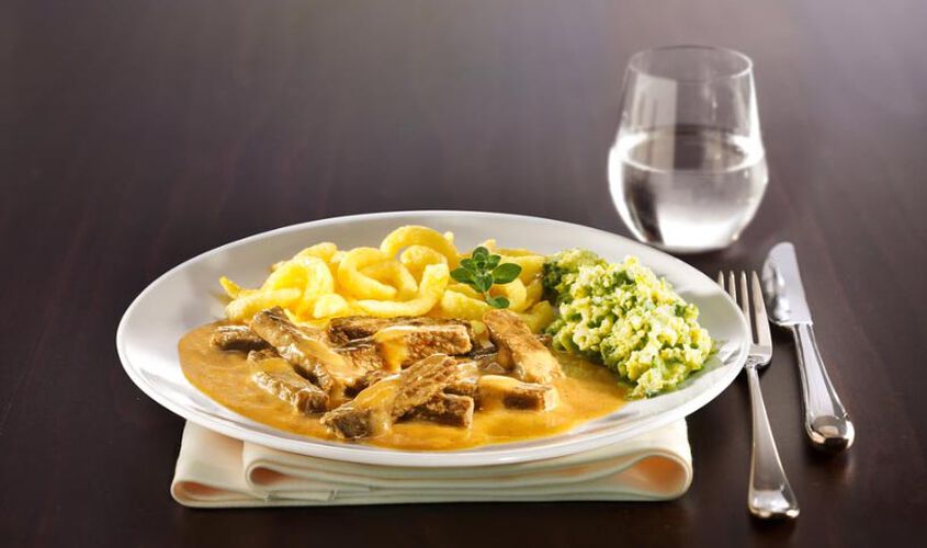 Piatti Gourmet - Rindsgeschnetzeltes in Rahmsauce