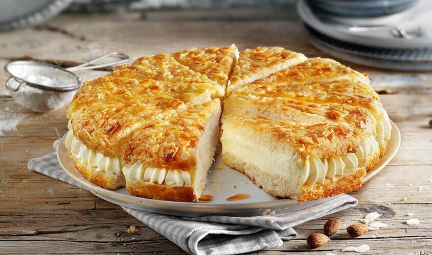 Torte / Tranci / Crostate - Mandel Bienenstich &Oslash; 26 cm