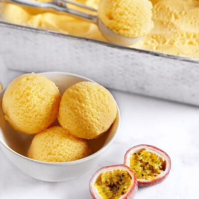 Vaschette - Passionsfrucht-Sorbet