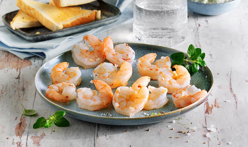 Frutti di mare - 10% Queues de crevettes d&eacute;cortiqu&eacute;es
