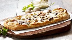 Pizze - Pizza alla Pala Prosciutto Cotto, Funghi e Mascarpone