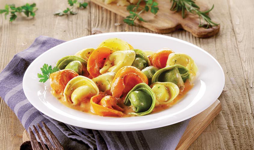 Pasta - Tortellonis tricolores  