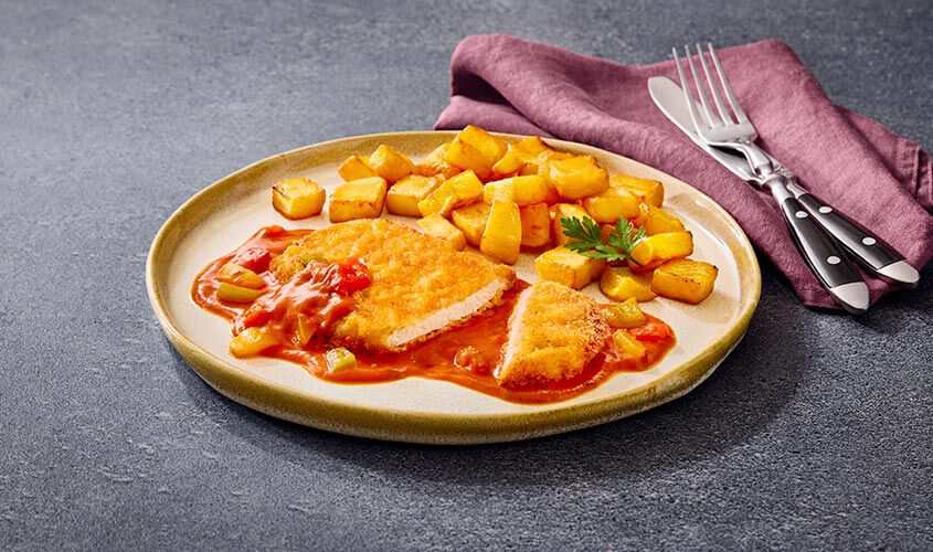 Piatti Gourmet - Peperoni-Rahmschnitzel