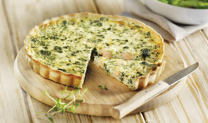 Tortine / Quiche / Crostate - Lachs-Spinat-Tarte