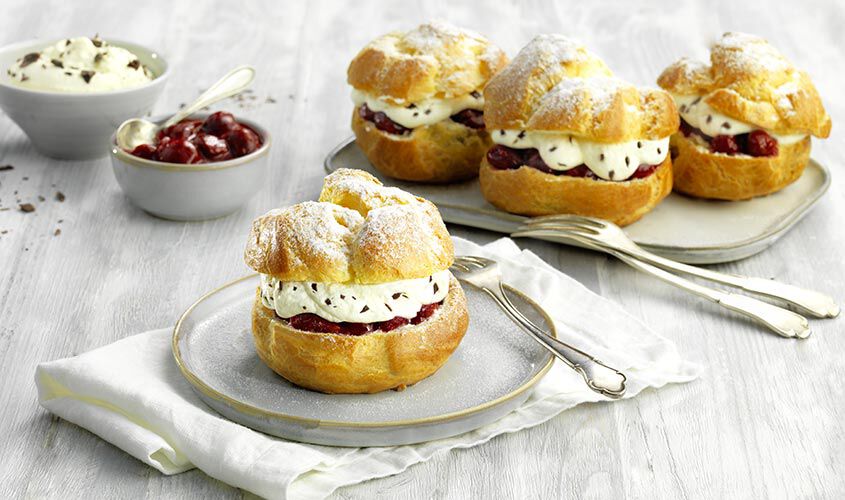 Dessert - Schwarzwälder-Kirsch Windbeutel
