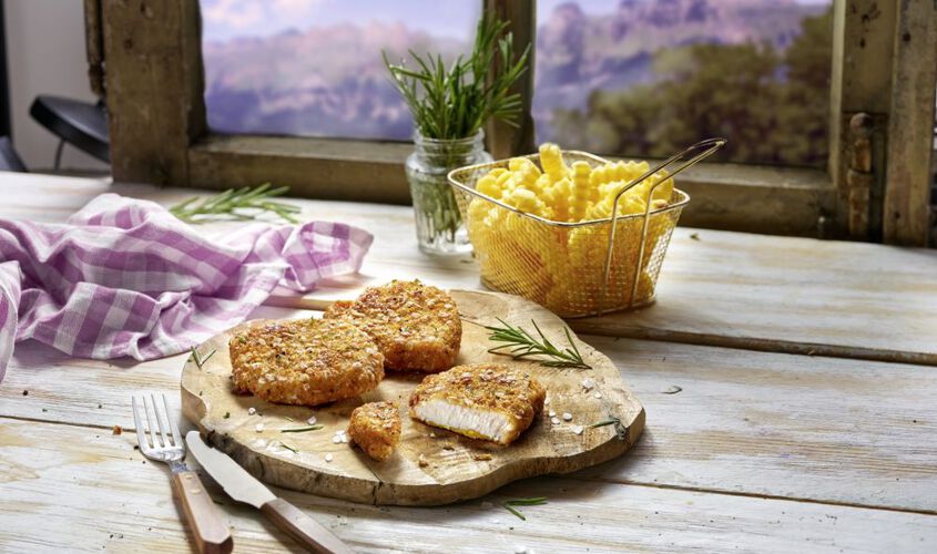 Volailles - Cotolette di Pollo Impanate di Farro e Rosmarino