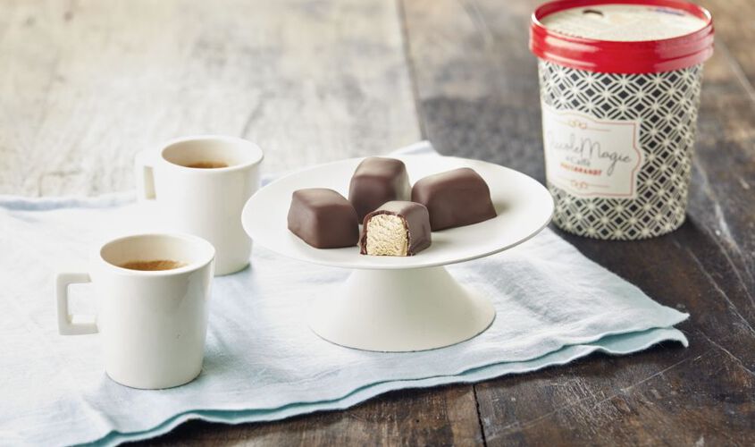 Tranci / Dessert - Glace-Konfekt Kaffee