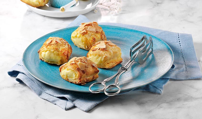 Fette / Mini Torte - 40% P&acirc;tisseries &agrave; la cr&egrave;me vanille-amandes