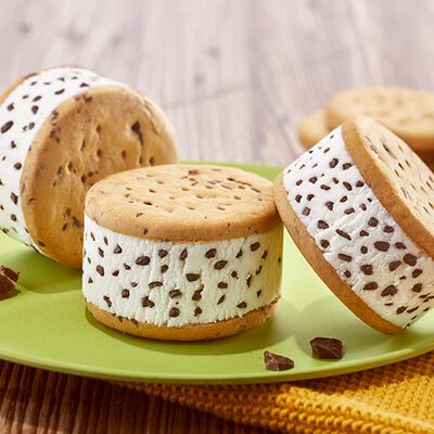 Tranci / Dessert - Glace-Sandwich Stracciatella