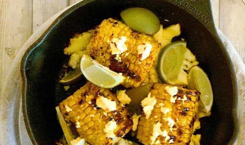 Mezze pannocchie di granoturco messicane