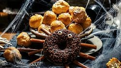 Donuts au chocolat d'Halloween